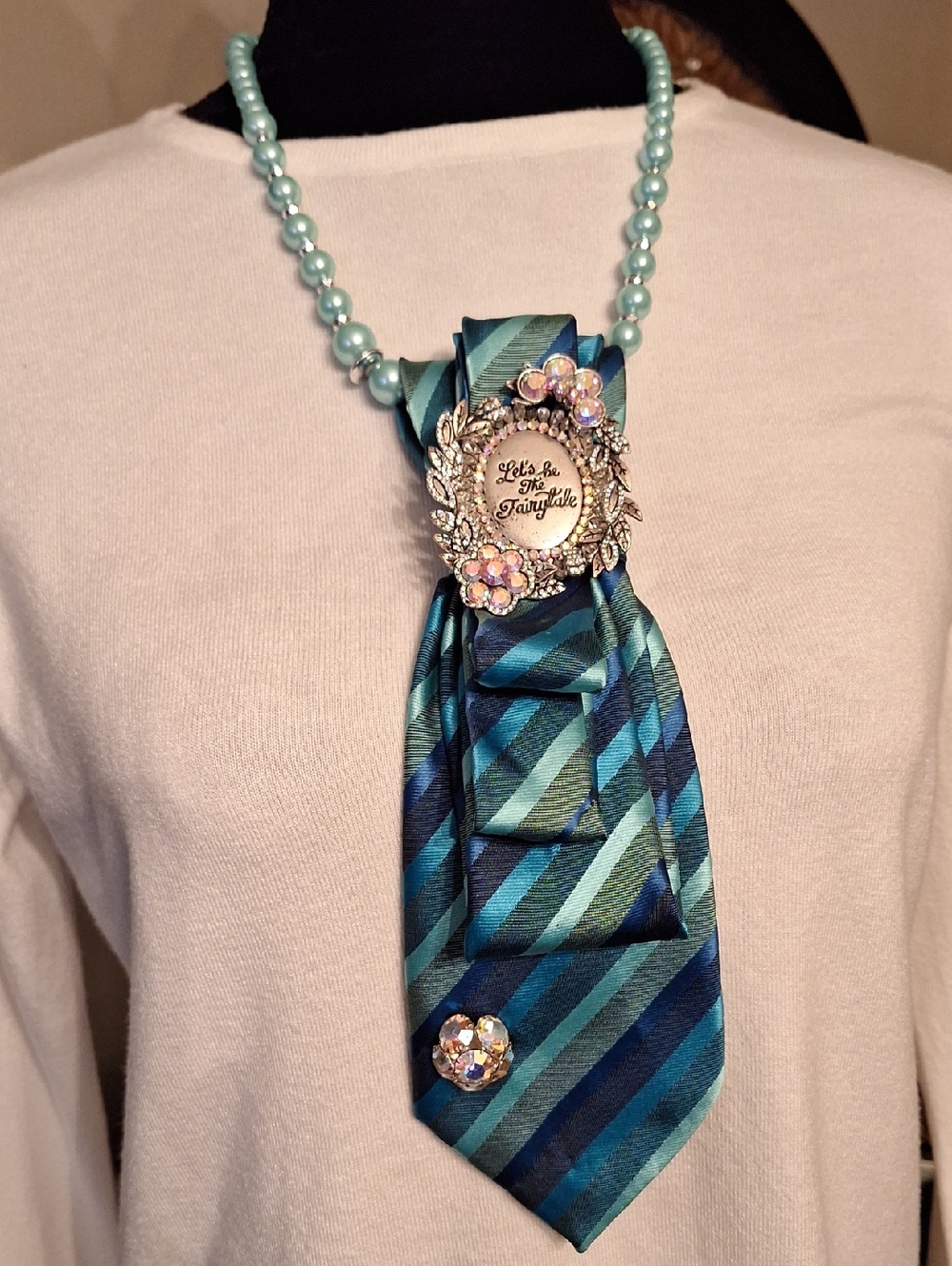 Carolina Bay Upcycle Necktie Necklace